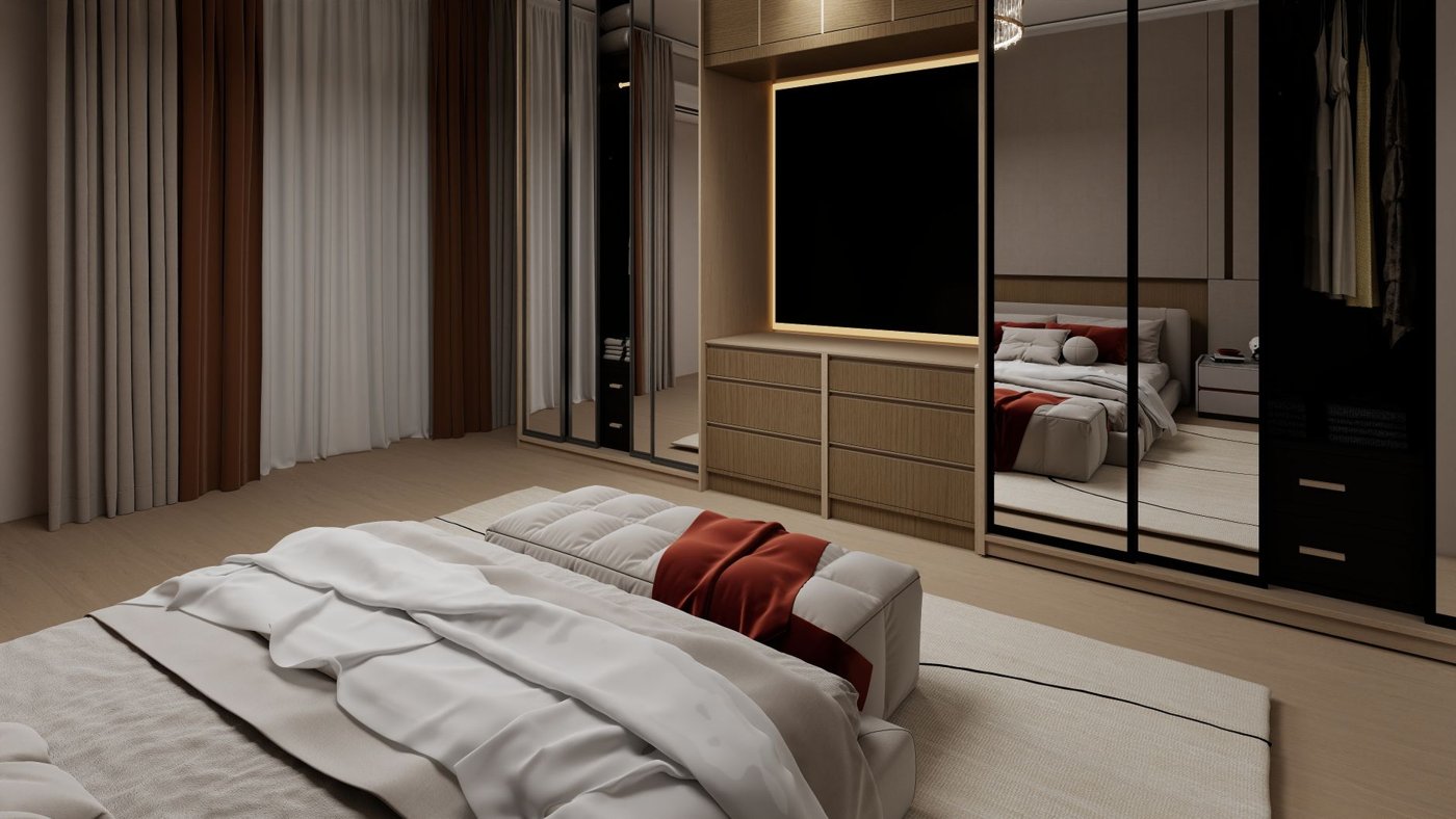 Yatak odanızın atmosferini dönüştürecek ideal perde ve jaluzi seçimi nasıl yapılır? Işık kontrolü, gizlilik ve estetik görünüm için doğru çözümleri keşfedin.: Yatak Odası dekorasyon örneği